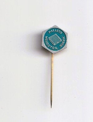 volmetaal speld Woudstra pallets, Sneek, Ophalen of Verzenden, Overige onderwerpen, Speldje of Pin