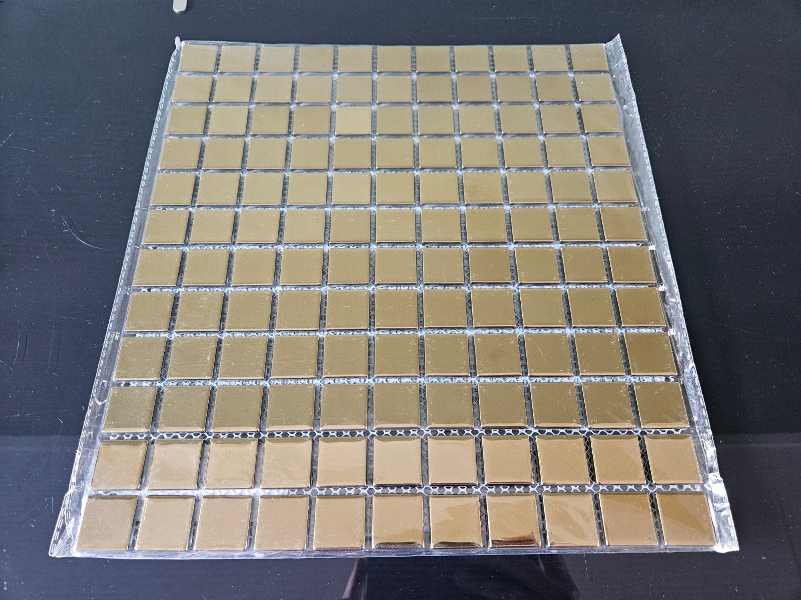 Gouden Mozaïek Tegels - Nieuw in Doos, Overige materialen, Wandtegels, Nieuw, Ophalen of Verzenden