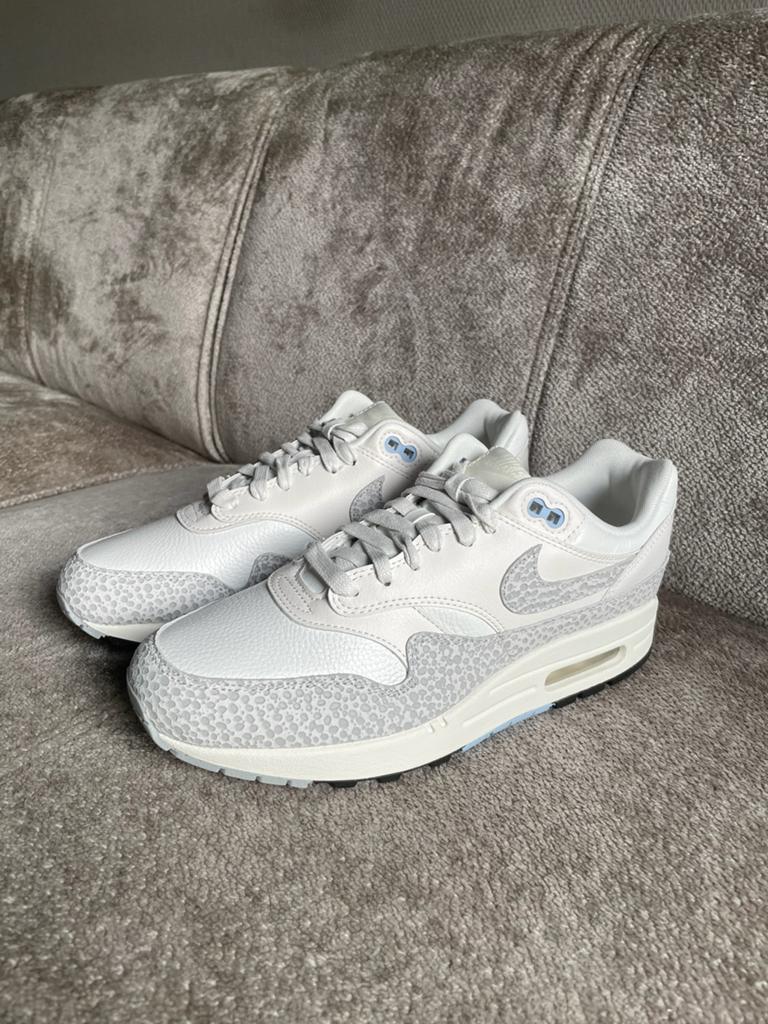 Nike Air Max 1 ‘87 Safari Summit White Phantom (women’s) 41, Wit, Ophalen of Verzenden, Sneakers of Gympen, Zo goed als nieuw