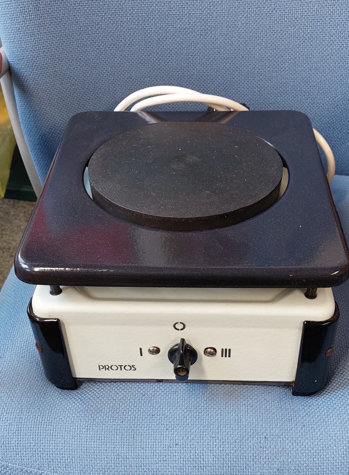 vintage elektra plaatje gewone stekker, Ophalen, Gebruikt, 4 kookzones, Gas