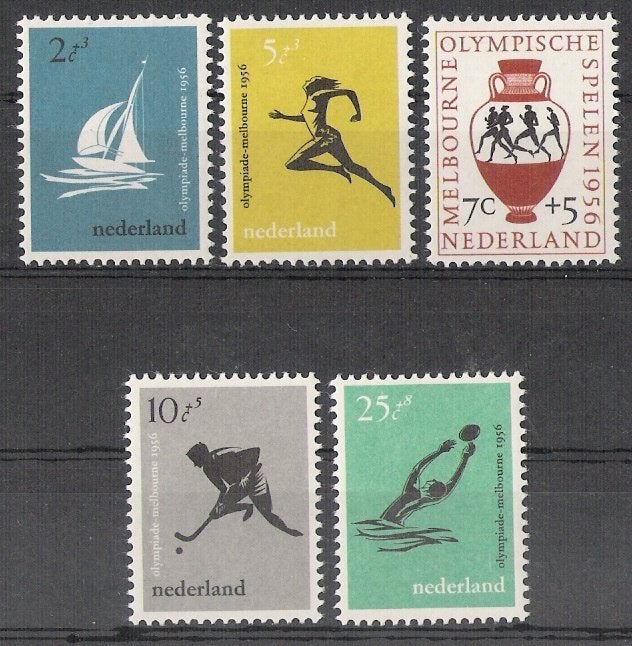 Nvph 676-80 ongebruikt cw 6,50, Postzegels en Munten, Postzegels | Nederland, Ophalen of Verzenden