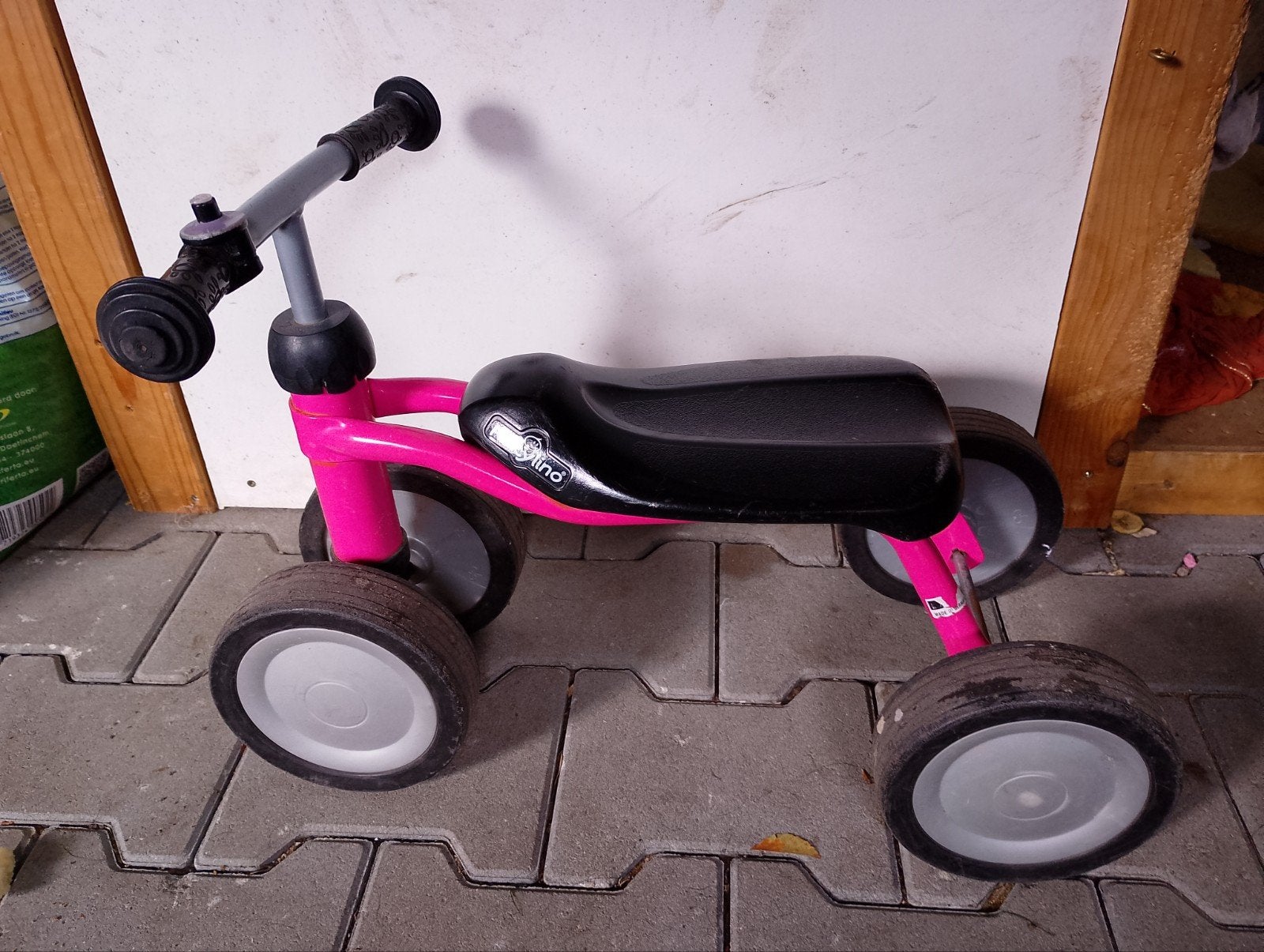 Roze Pukyloopfietsje voor de allerkleinsten, Kinderen en Baby's, Ophalen, Gebruikt, Loopfiets