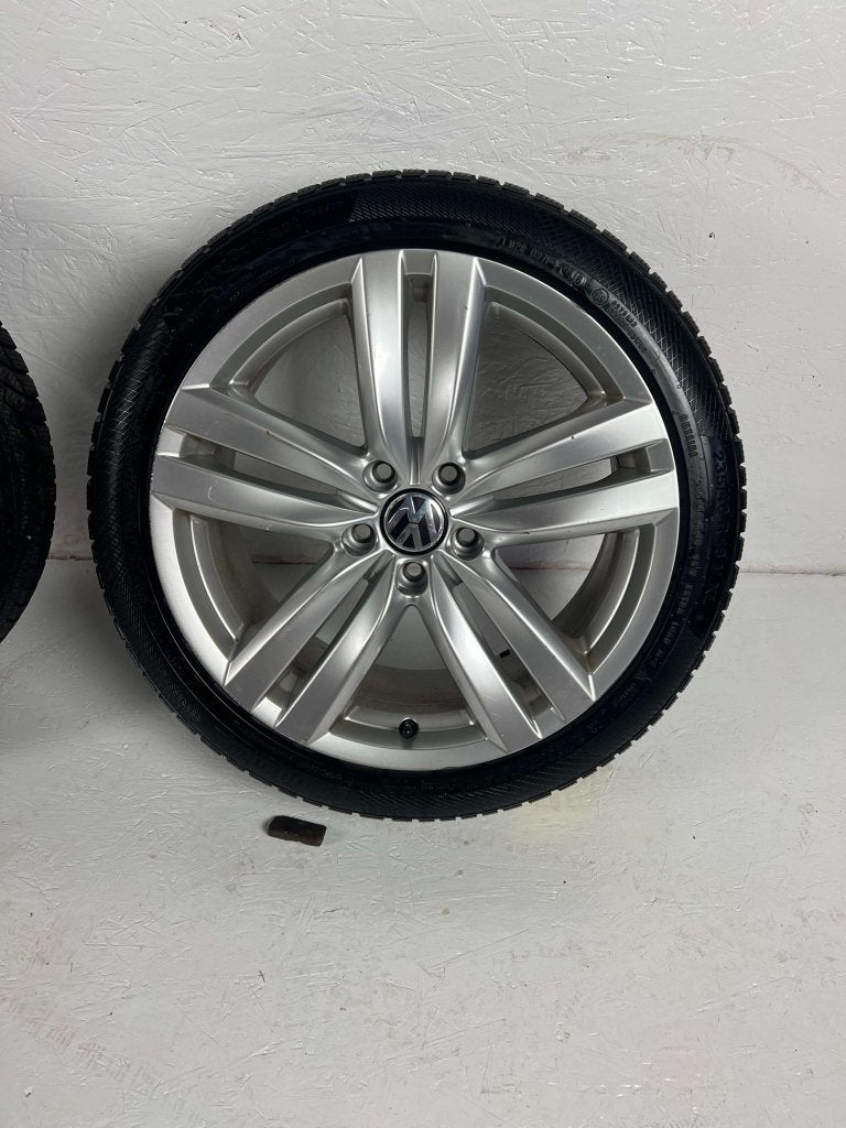 Originele Volkswagen Passat Eos Golf velgen 18" 5x112 Kansas, Niet ingevuld, 18 inch, Gebruikt, Banden en Velgen