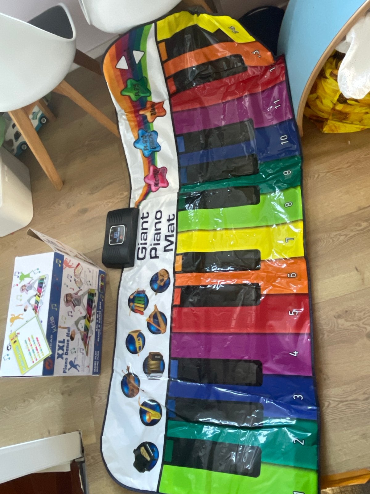 N-GEAR Kids XXL Piano Dance Mat - Zo goed als nieuw, Ophalen of Verzenden, Zo goed als nieuw, Overige typen, Met geluid