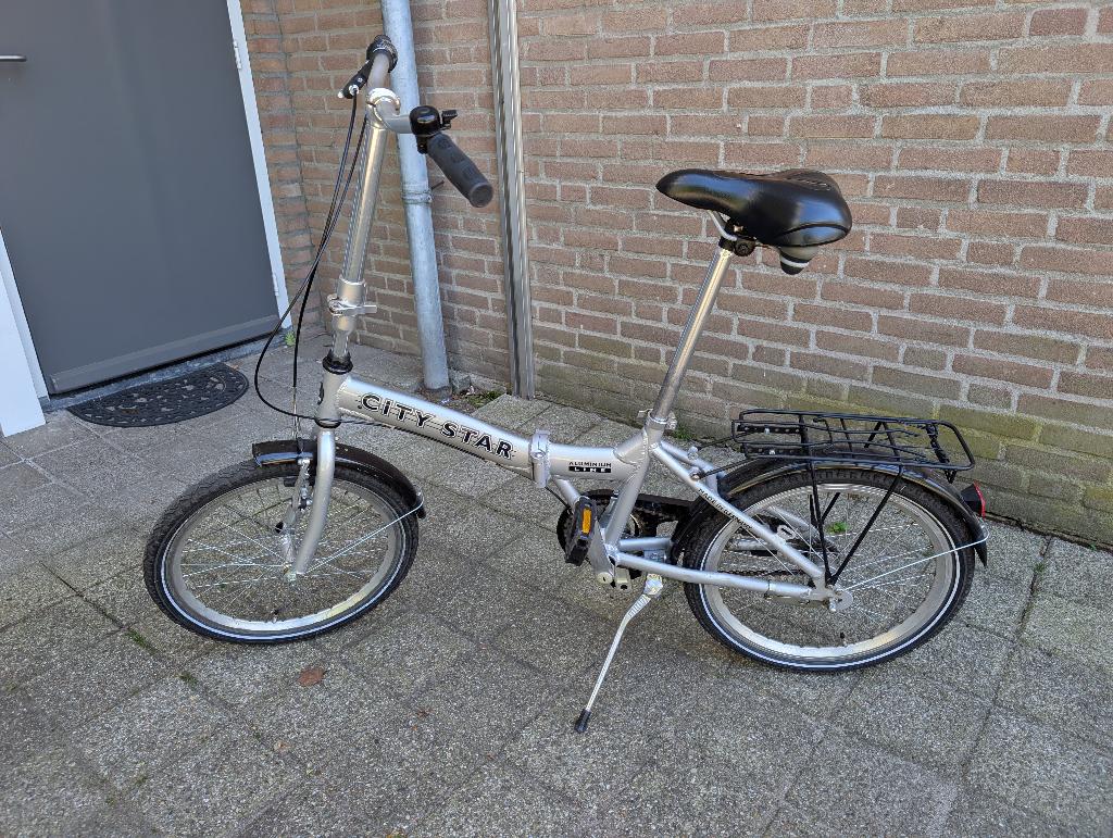 Vouwfiets City Star Folding bike, Gebruikt, Heren, 14 tot 16 inch, Versnellingen