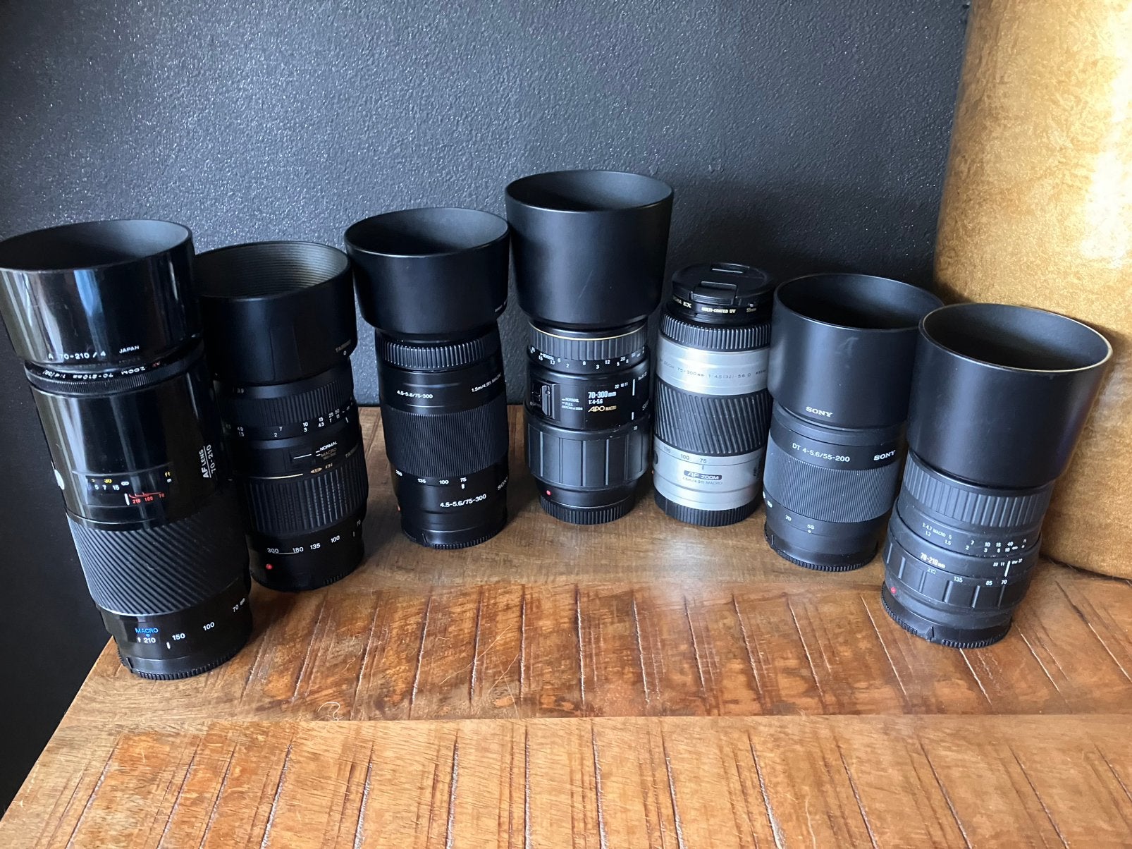 Diverse telelenzen voor Sony Alpha. A-mount, Ophalen of Verzenden, Gebruikt, Telelens