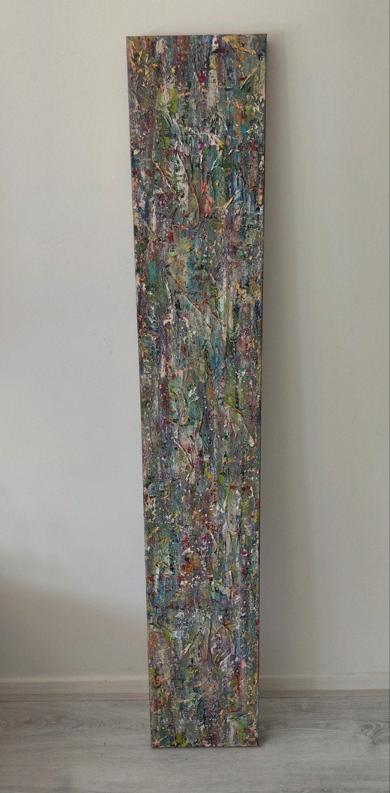 Unieke abstractschilderij, Huis en Inrichting, Ophalen, Zo goed als nieuw, Schilderij, 75 – 100