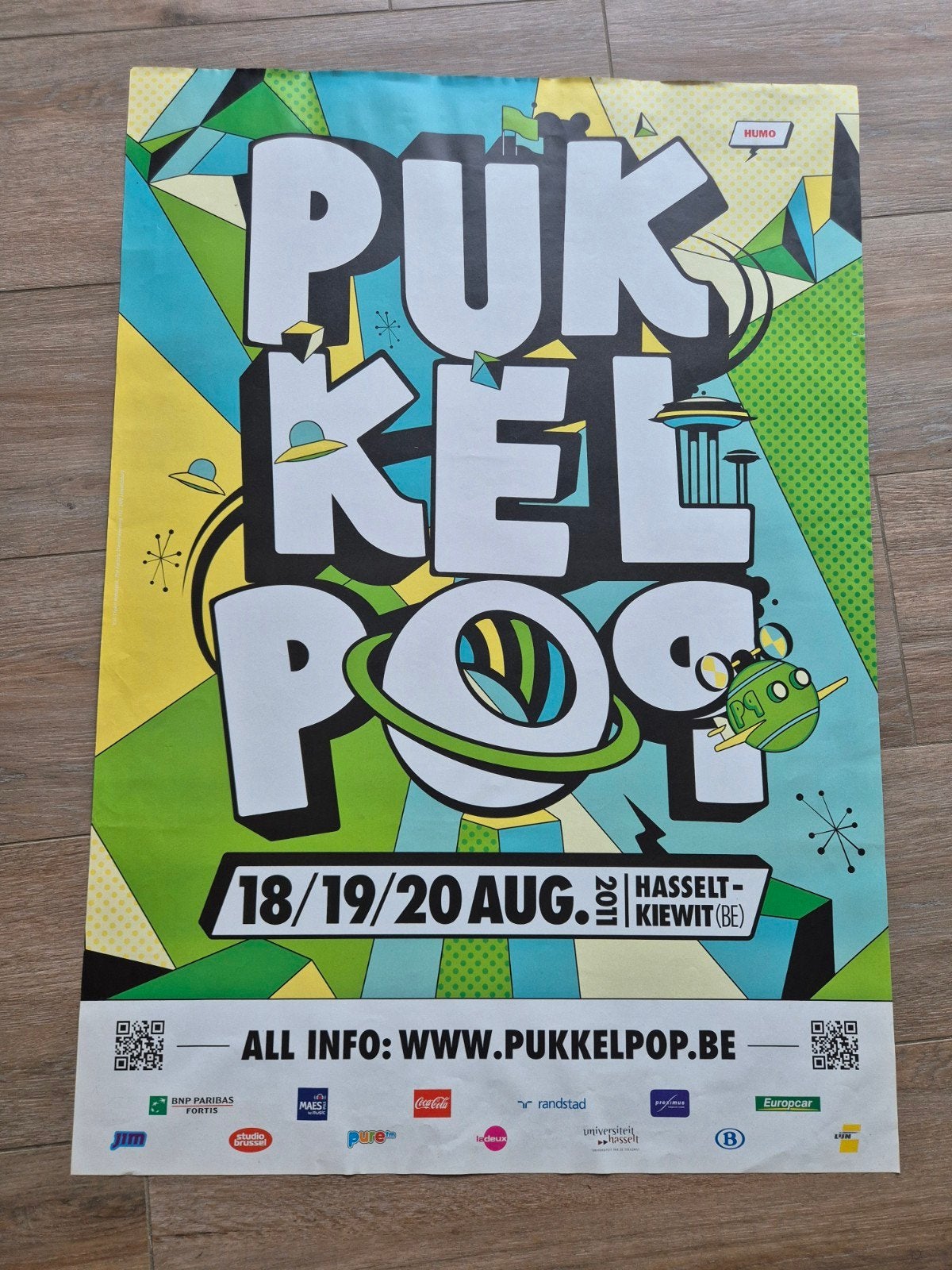 Concert poster Pukkelpop 2000, Verzamelen, Posters, Ophalen of Verzenden, Zo goed als nieuw, Muziek