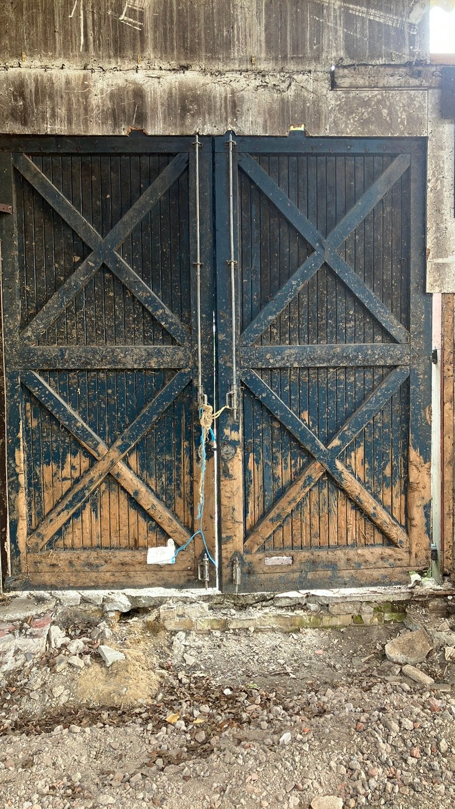 Staldeuren gratis afmetingen zie advertentie, Ophalen, Gebruikt, Garagedeur, 120 cm of meer