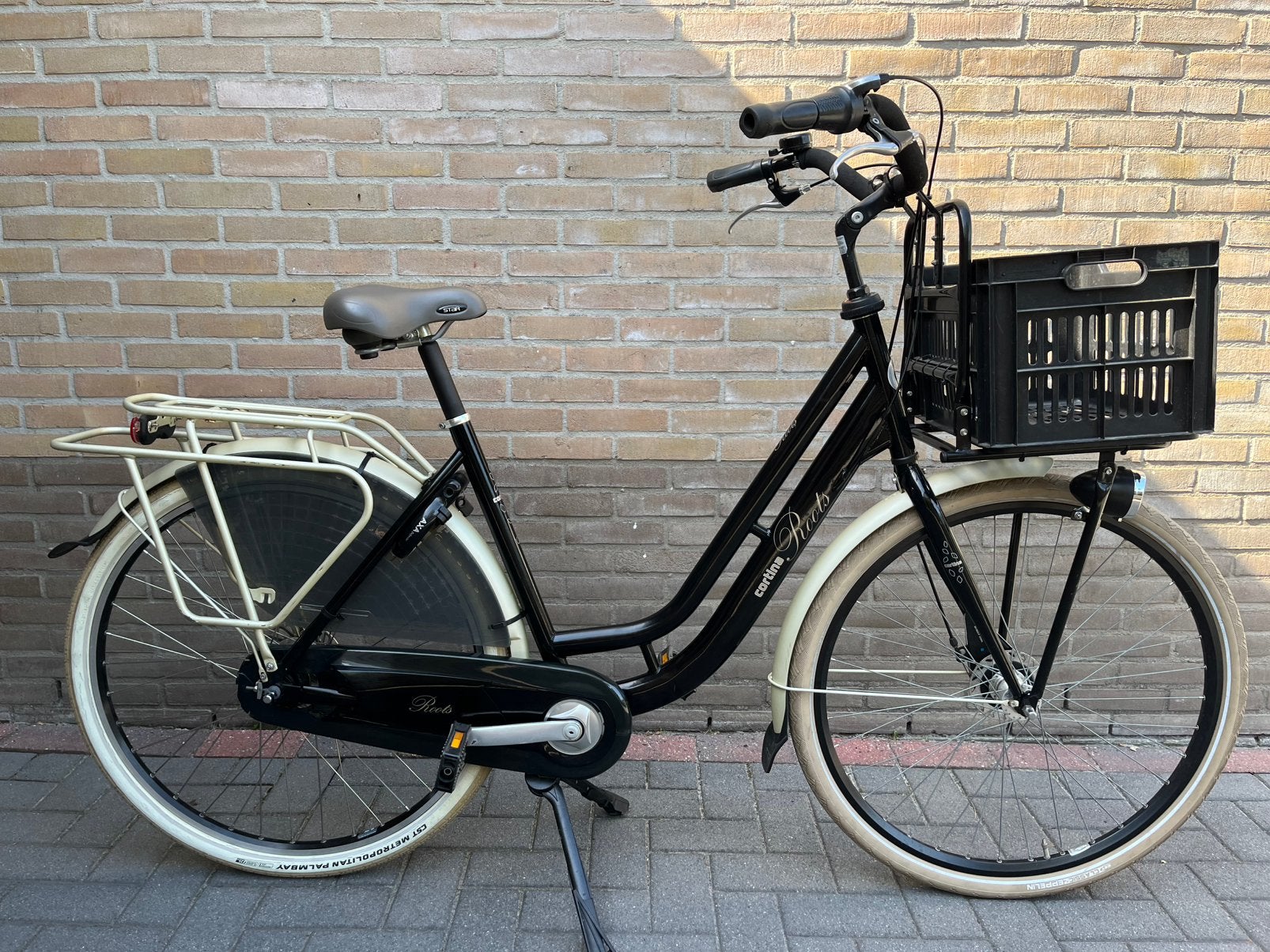 Mooie Cortina Roots transport-/moederfiets mt 51, Versnellingen, Zo goed als nieuw, 0 zitjes, 50 tot 53 cm