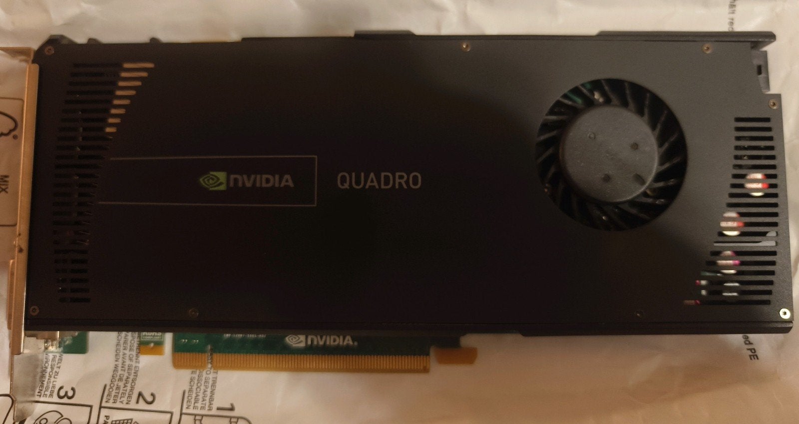 NVIDIA Quadro 4000 2GB Grafische Kaart - Professionele GPU, Gebruikt, PCI-Express 2, Ophalen of Verzenden, GDDR5