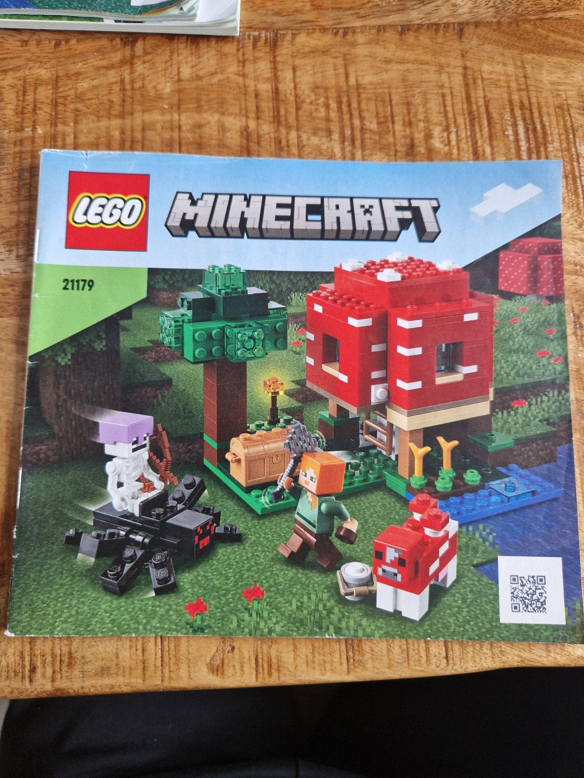 LEGO Minecraft 21179 Het Paddenstoelhuis - Compleet, Gebruikt, Minecraft, Lego, Ophalen of Verzenden
