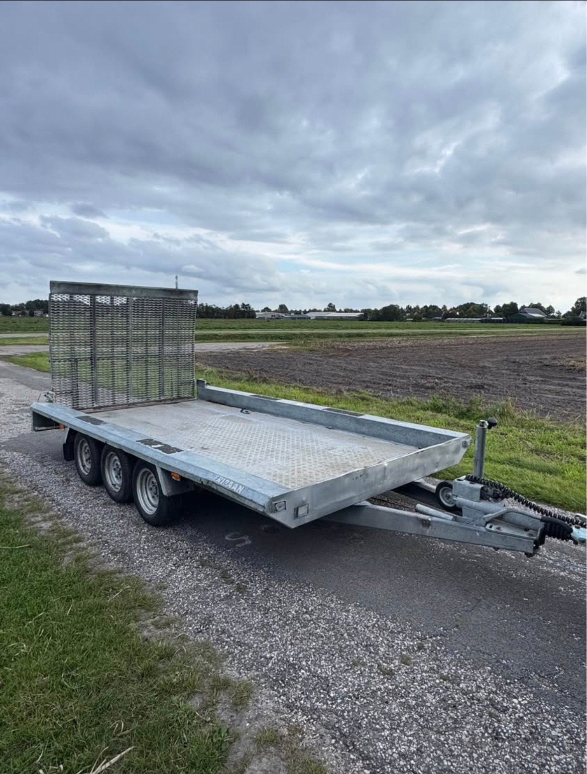 Machine Transporter 3500 kg aanhanger, Auto diversen, Ophalen of Verzenden, Zo goed als nieuw
