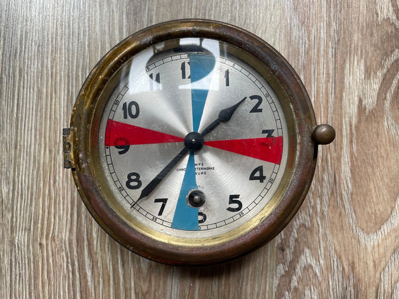 Antieke scheepsklok - Chronometerwerke Hamburg, Ophalen of Verzenden