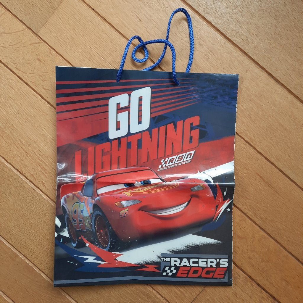 CARS The Racers Edge tas plastic, Ophalen of Verzenden, Cars