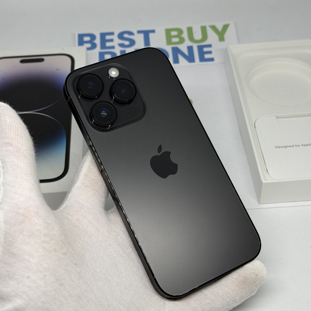 iPhone 14 Pro 128GB zwart /ongebruikt + 12 maanden garantie, Apple, Zwart, Zonder simlock, 128 GB