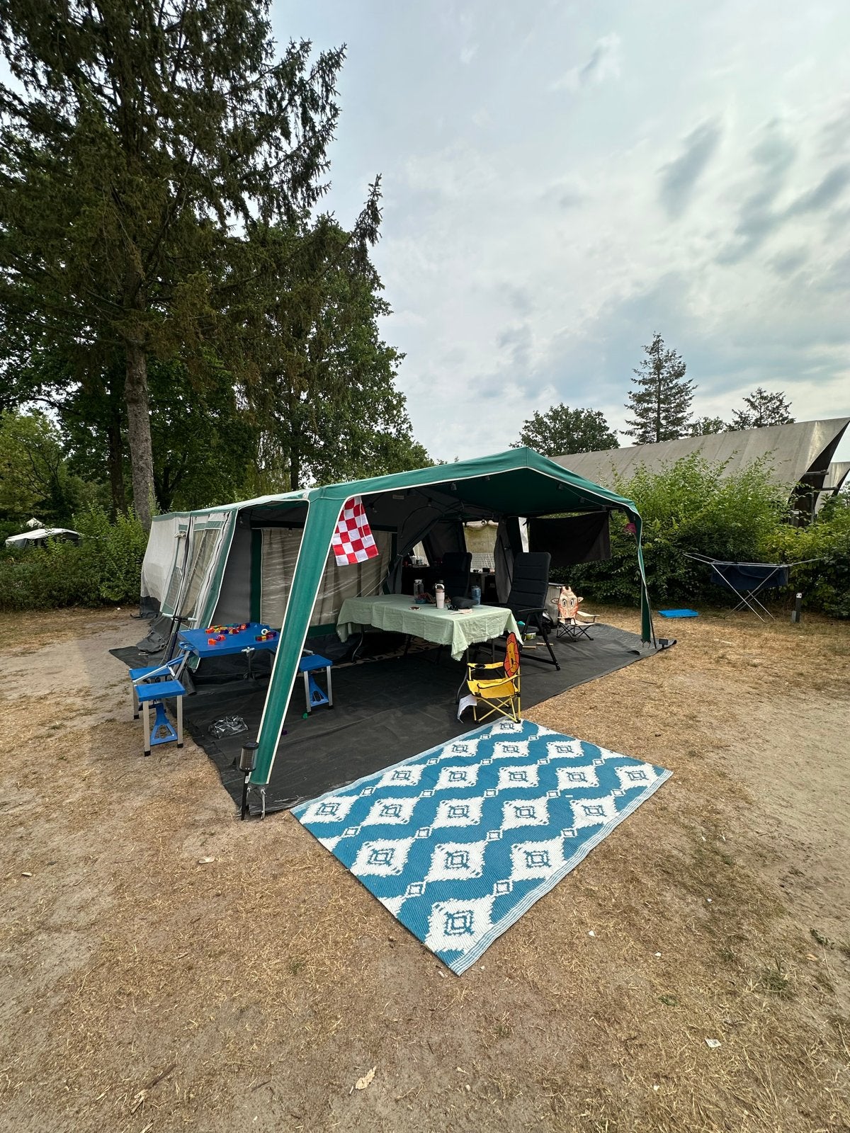 Roadmaster Vouwwagen - Waterdicht en Compleet, Aanwezig, Tot en met 4, Groen, Ophalen