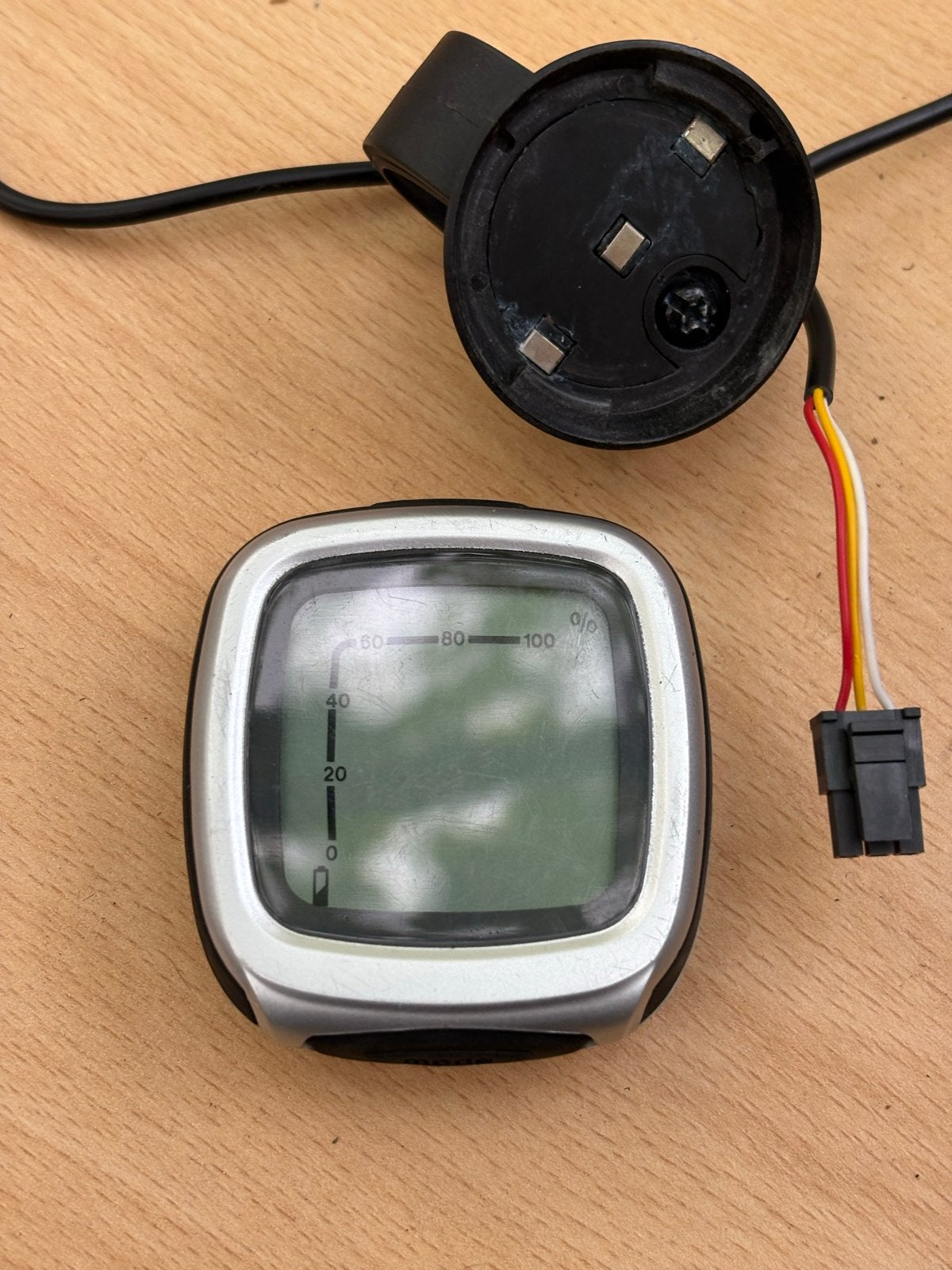 Fietscomputer met bedrade sensor, Fietsen en Brommers, Ophalen, Snelheidssensor, Gebruikt