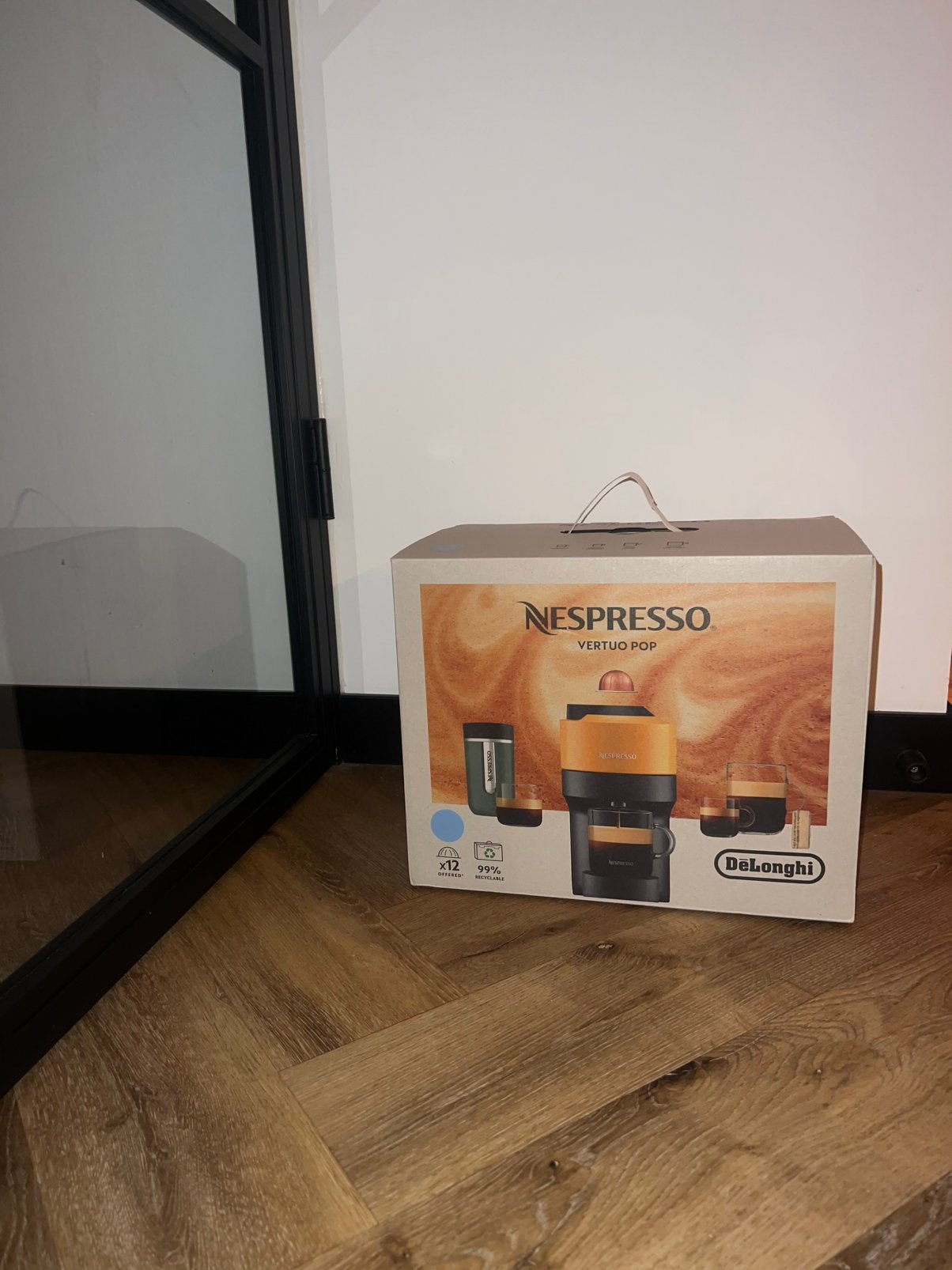 Nespresso Vertuo Pop De’Longhi – Nieuw in doos, Ophalen, Nieuw, Espresso apparaat, Koffiepads en cups