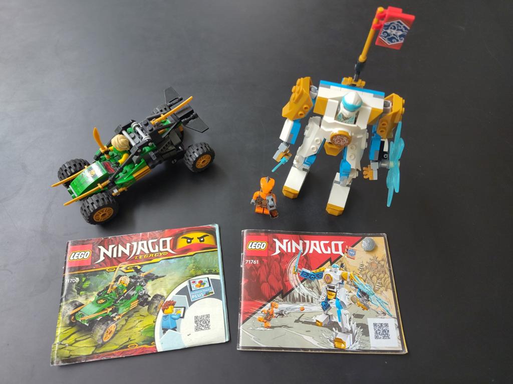 Lego Ninjago 71700 & 71761, Kinderen en Baby's, Speelgoed | Duplo en Lego, Gebruikt, Lego, Complete set, Compleet, Inclusief instructies