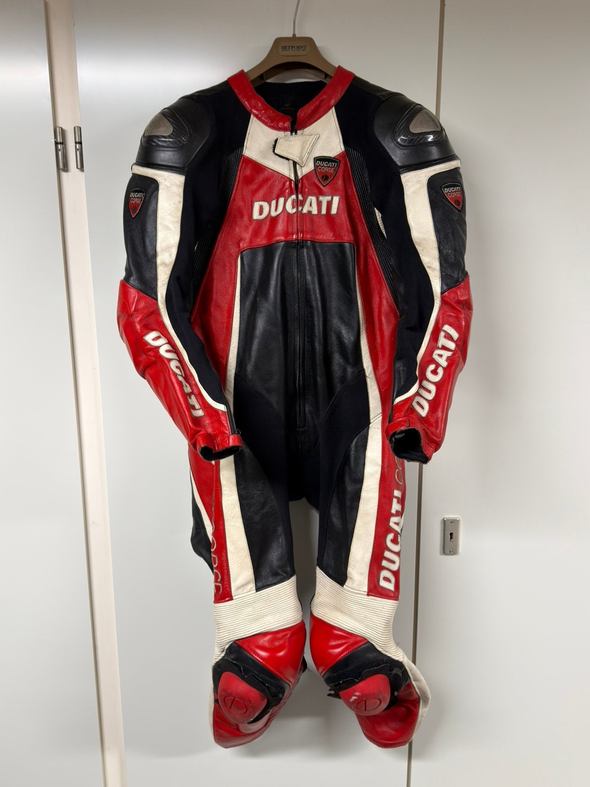 Dainese Ducati eendelig motorpak maat 54 "Vintage", Motoren, Ophalen of Verzenden, Tweedehands, Heren, Overall