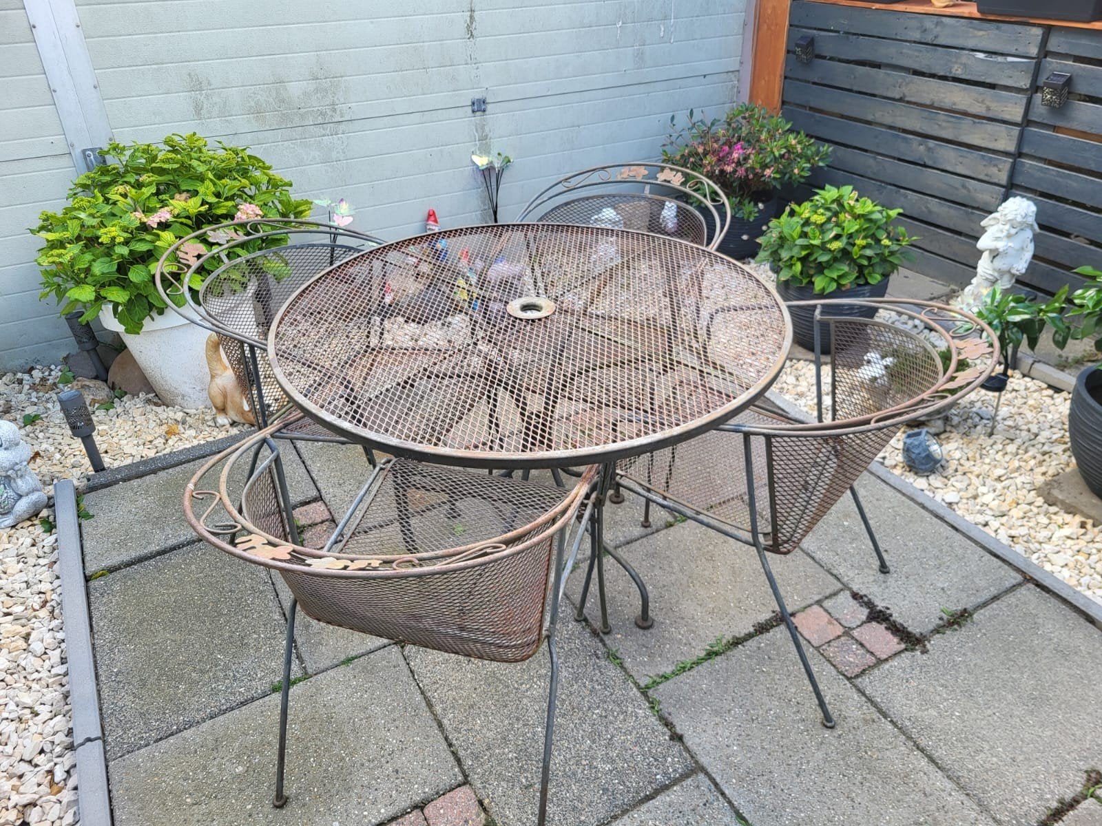 Royal Garden Elegance Gietijzeren Tuinset Brocante, Tuin en Terras, Tuinsets en Loungesets, Ophalen