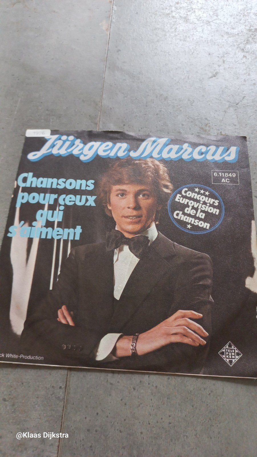 Jürgen Marcus - Chansons pour ceux qui s'aiment (Vinyl), Ophalen of Verzenden, Gebruikt, 7 inch