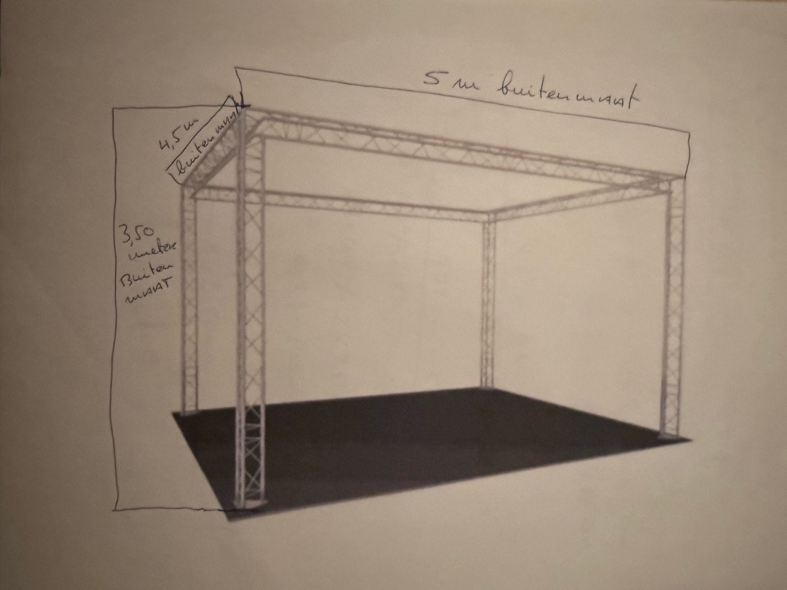 Golf Simulator - Truss constructie - Ideaal voor evenementen, Ophalen