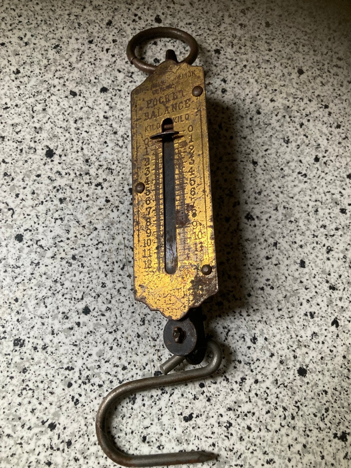 2 Antieke Zakweegschalen - Vintage Handweegschalen, Ophalen of Verzenden