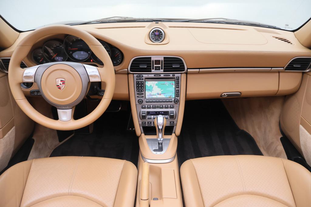 Porsche 911 Cabrio 997 3.8 Carrera 4S Adapt. Onderstel, Spor, Automaat, Gebruikt, Cabriolet, 4 stoelen