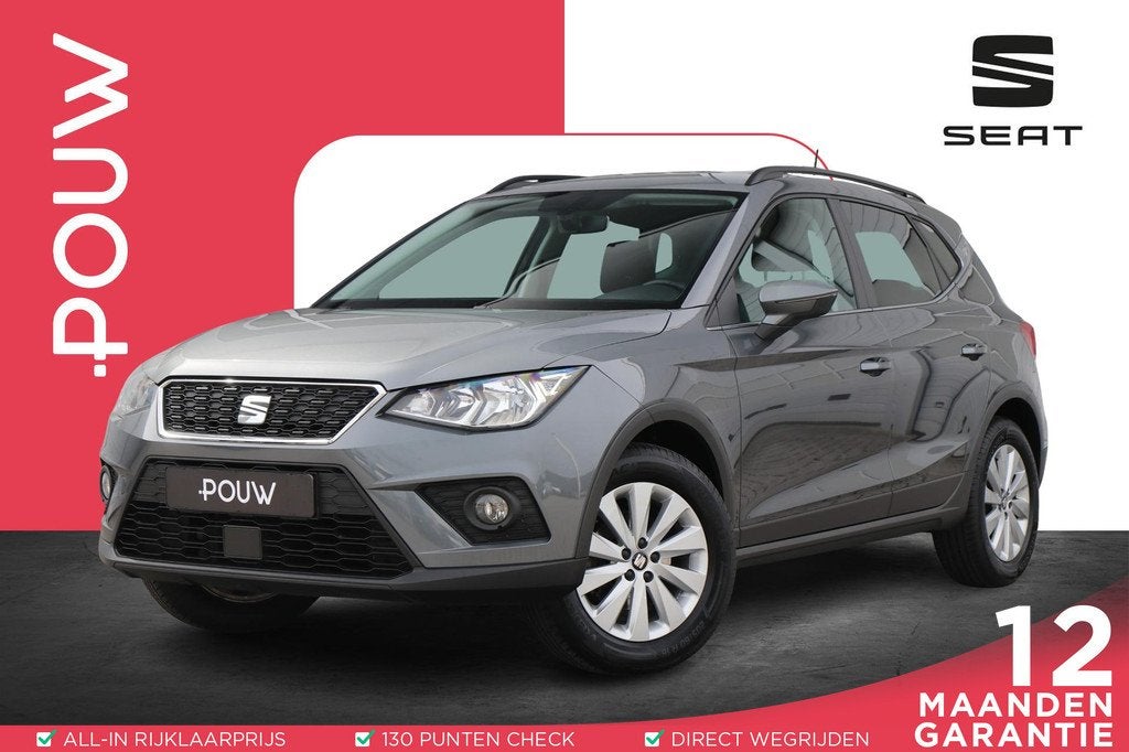 SEAT Arona 1.0 TSI 95pk Style Launch Edition | Trekhaak | Na, Voorwielaandrijving, 12 maanden, Stof, Gebruikt