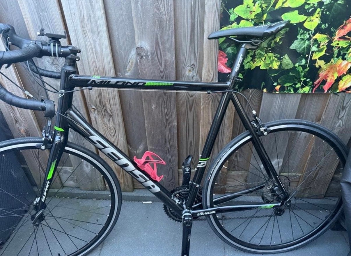 Sensa Milano racefiets - Zwart/Groen, Overige merken, 28 inch, Gebruikt, Aluminium