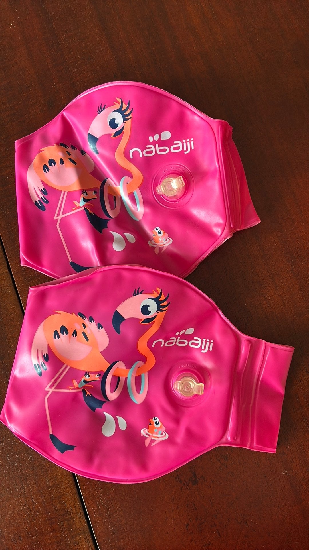 Roze flamingo zwemvleugels zwembandjes, Meisje, One size, Ophalen of Verzenden, Zo goed als nieuw