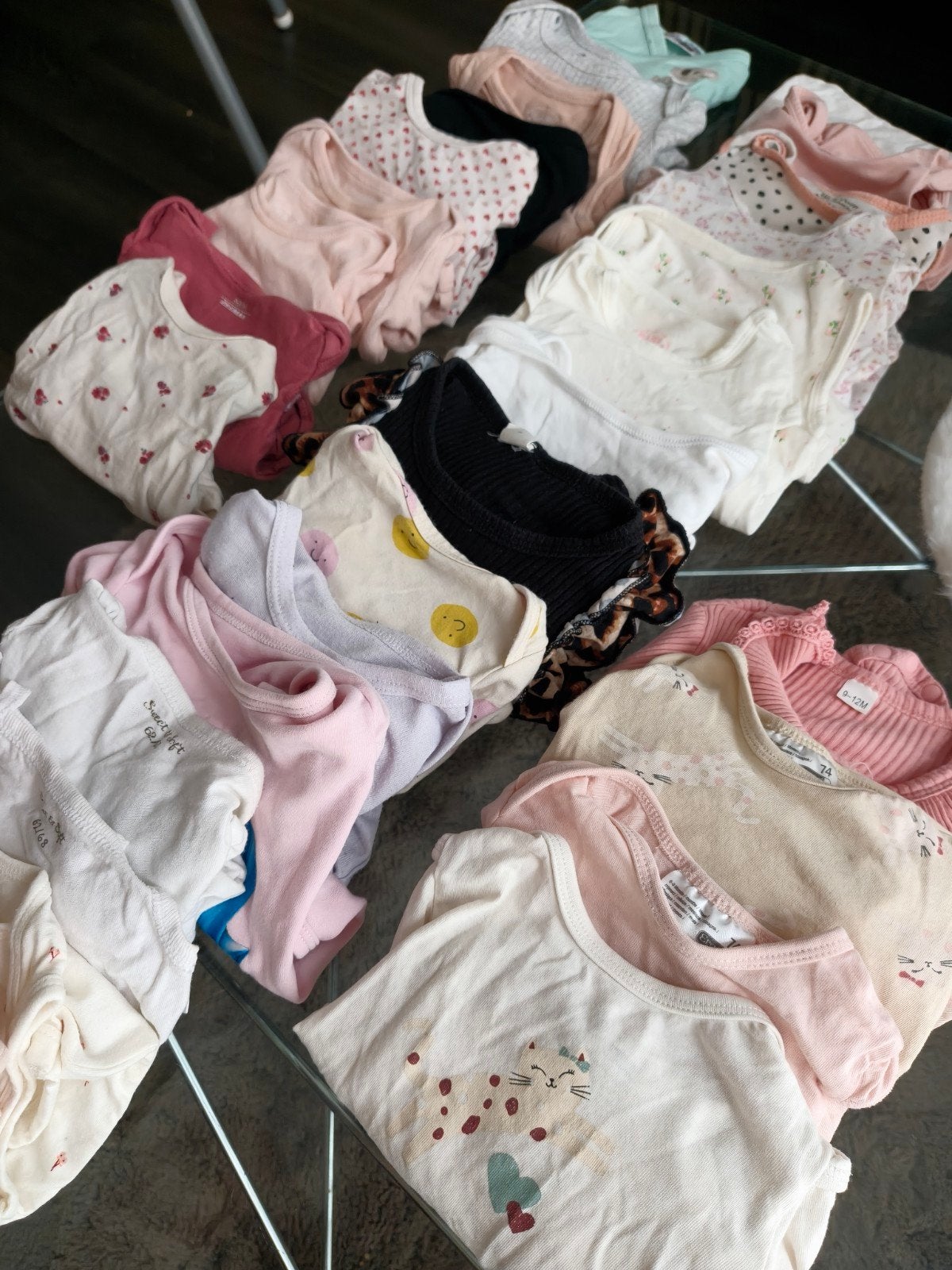 Baby rompers 28 stuks maat 50 T/m 74., Kinderen en Baby's, Babykleding | Baby-kledingpakketten, Ophalen of Verzenden