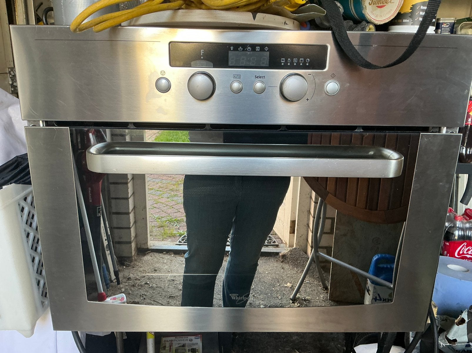 Te koop z g a n inbouw oven van Whirlpool, Ophalen, 45 tot 50 cm, Whirlpool, Zo goed als nieuw