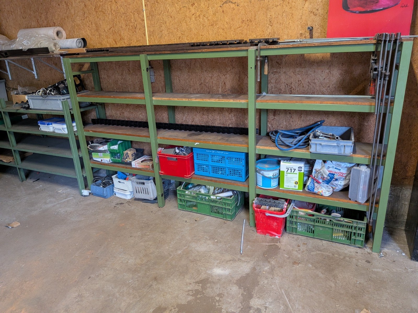 Zware stalen opbergkast / stelling kast, Doe-het-zelf en Verbouw, Overige Doe-het-zelf en Verbouw, Ophalen, Gebruikt