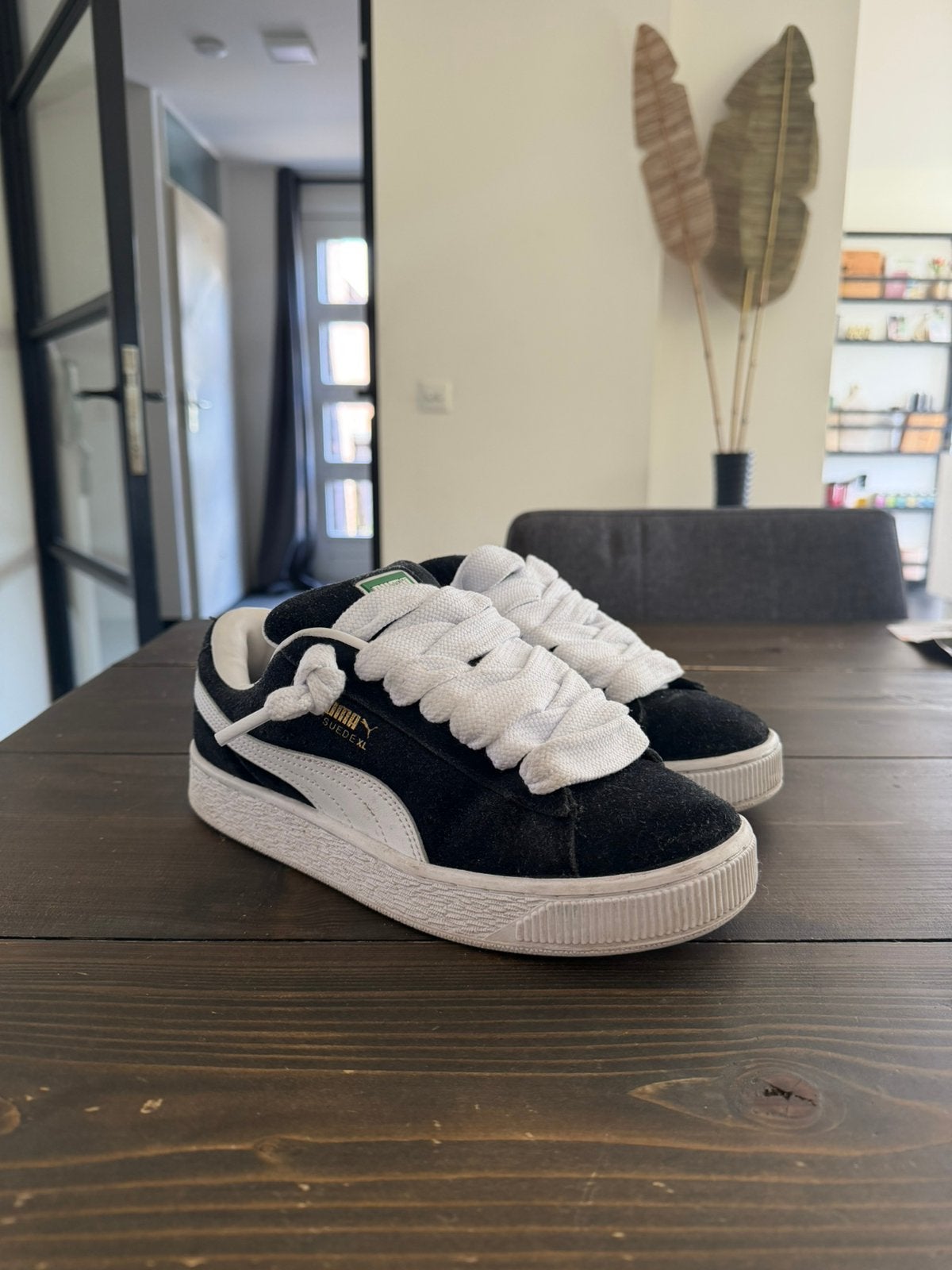 puma schoenen zwart maat 38,5, Kinderen en Baby's, Kinderkleding | Schoenen en Sokken, Schoenen, Zo goed als nieuw, Verzenden