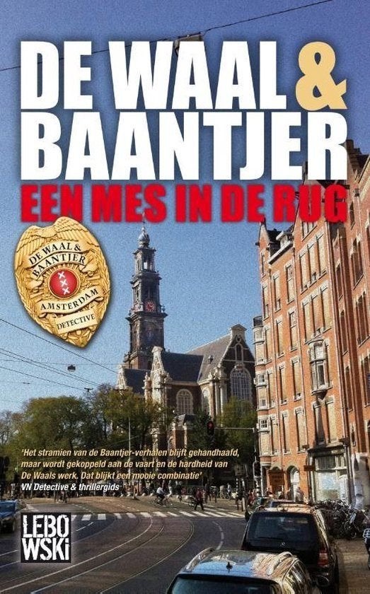 De Waal en Baantjer Een mes in de rug. (m), Boeken, Ophalen of Verzenden, Gelezen