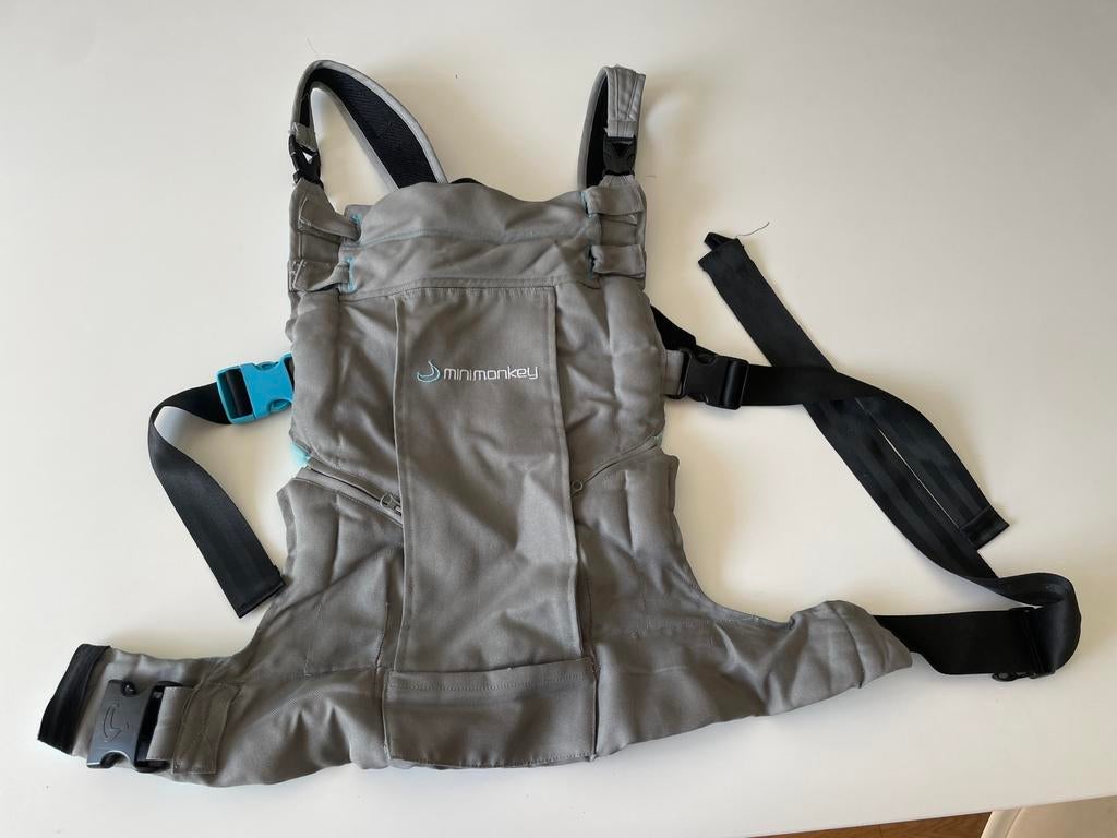 Minimonkey draazak, Kinderen en Baby's, Babydragers en Draagdoeken, Zo goed als nieuw, Rug, Draagzak, Ophalen