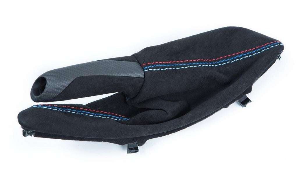 Custom carbon alcantara handrem voor BMW M3 M4 F8X, Ophalen of Verzenden, RevParts, Info@revparts.nl, .