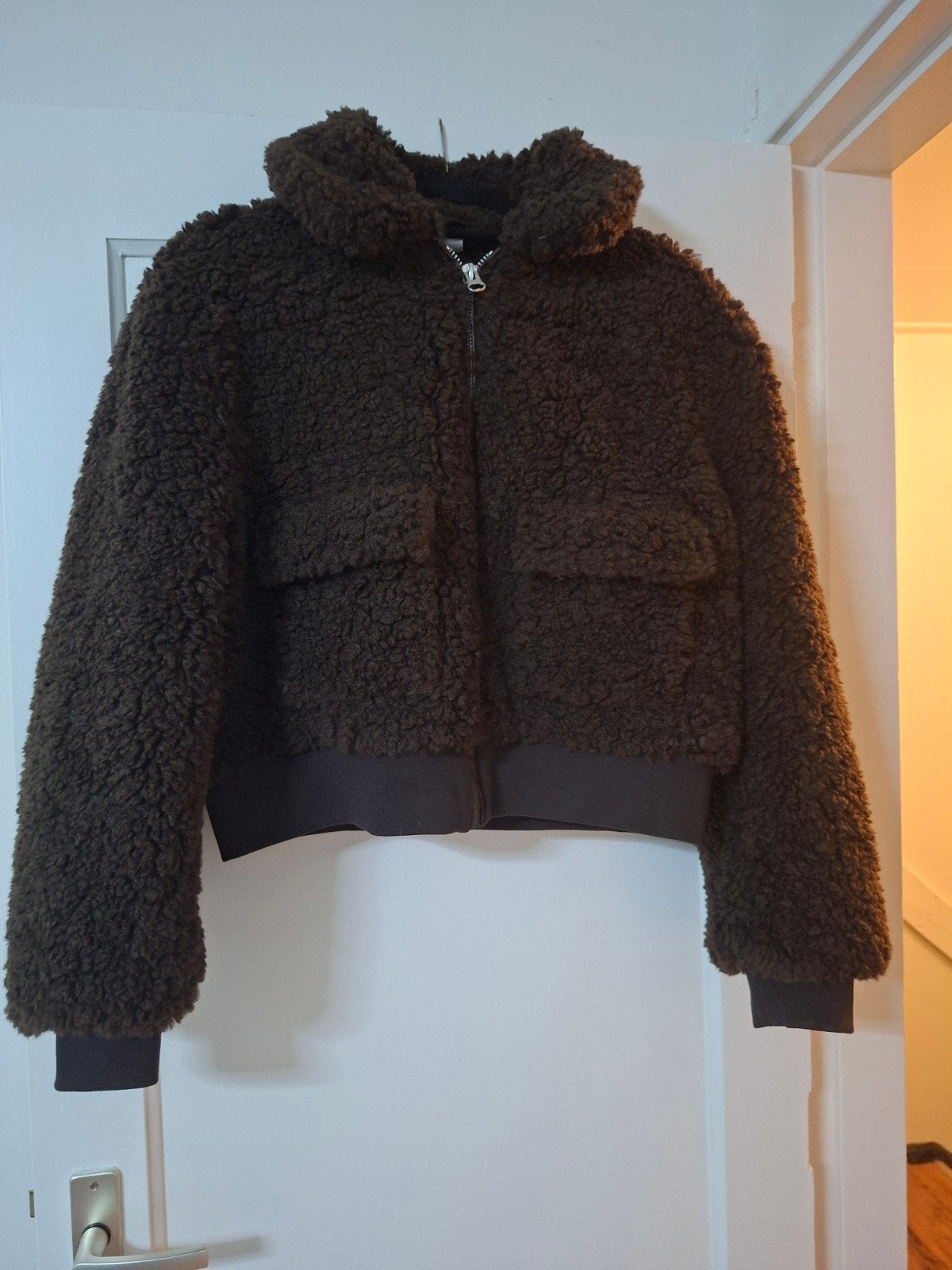 Fluffy jas, Ophalen of Verzenden, Nieuw, Maat 42/44 (L), Bruin