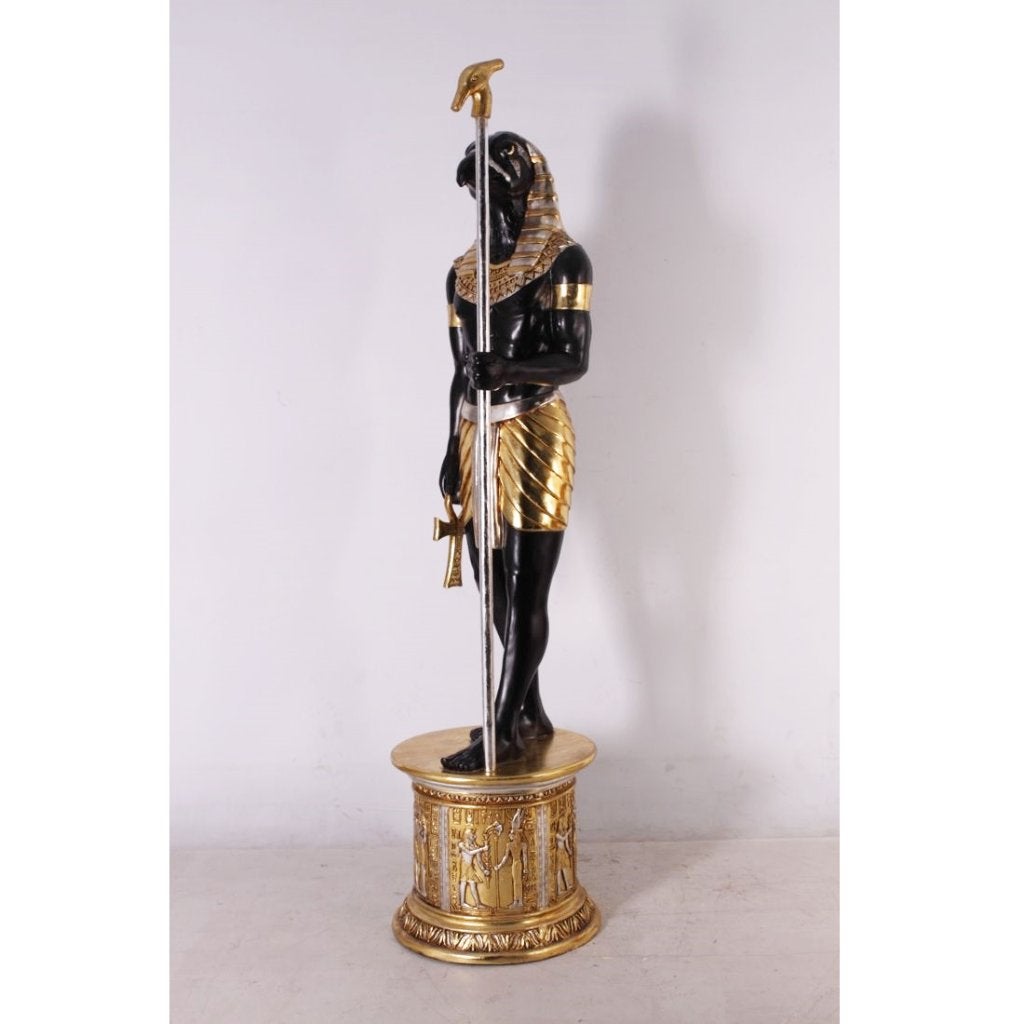 Egyptisch Horus beeld 193 cm - egyptisch horusbeeld op base, Ophalen, Nieuw, Overige typen