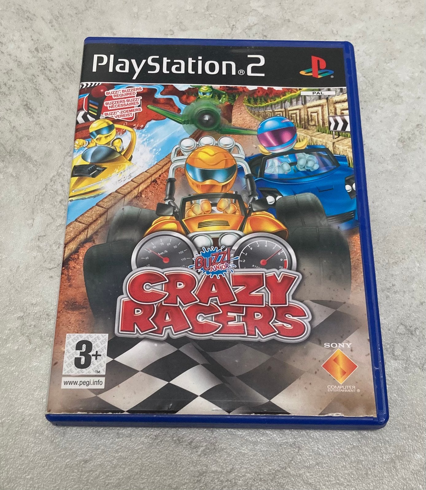 Buzz Junior: Crazy Racers - Cover en Manual (geen game), Ophalen of Verzenden, Racen en Vliegen
