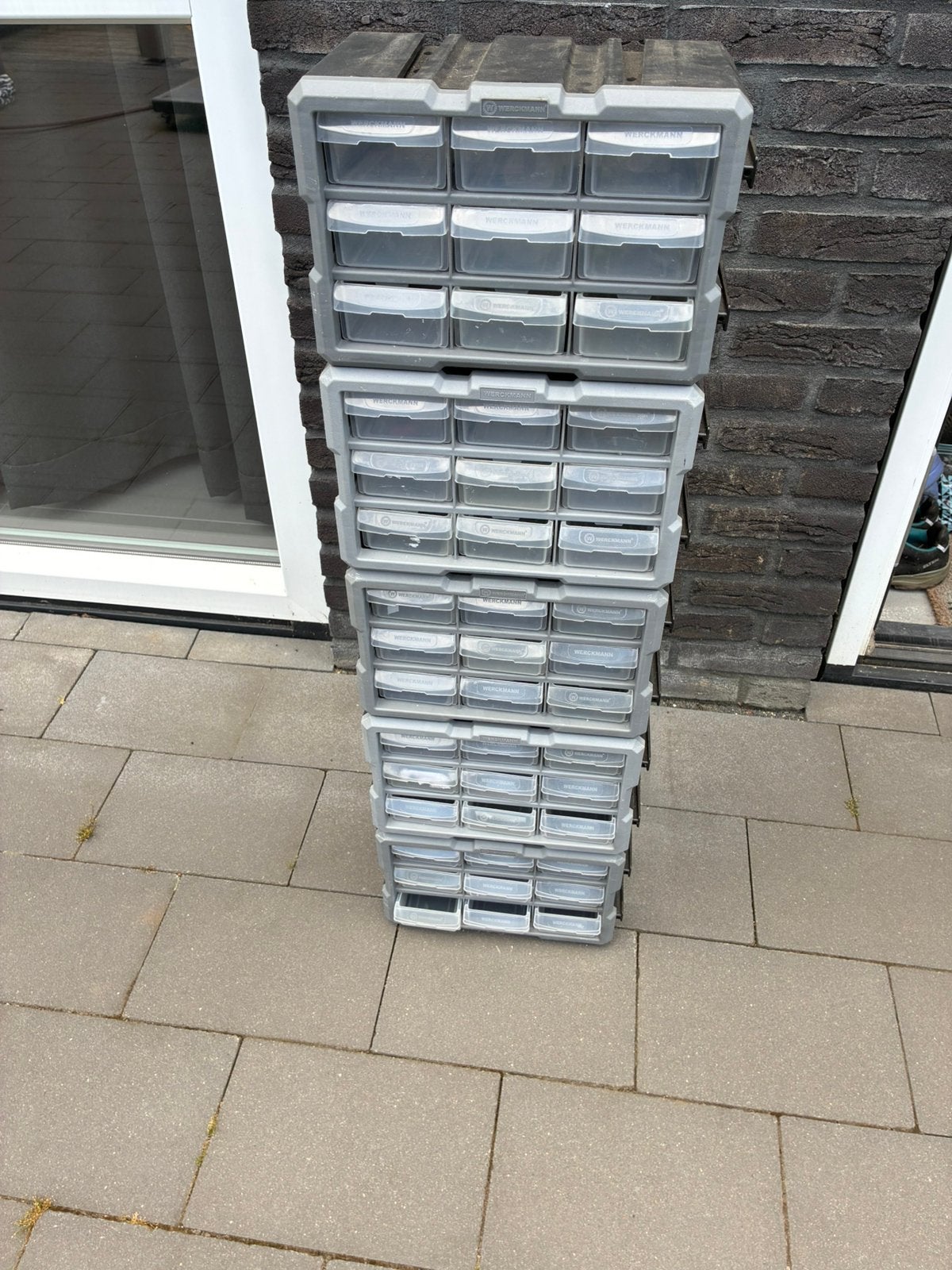 Werckmann opslagbakjes ladebakjes 5 stuks, Ophalen, Gebruikt