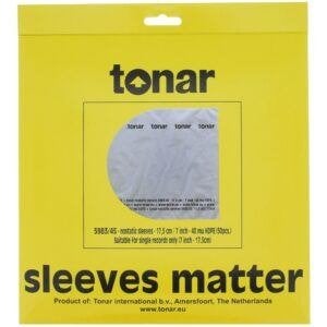 Tonar Nostatic Sleeves voor 7\" [17,8 cm] 45 RPM Records, Ophalen of Verzenden, Nieuw, 2 tot 5 meter, Overige kabels