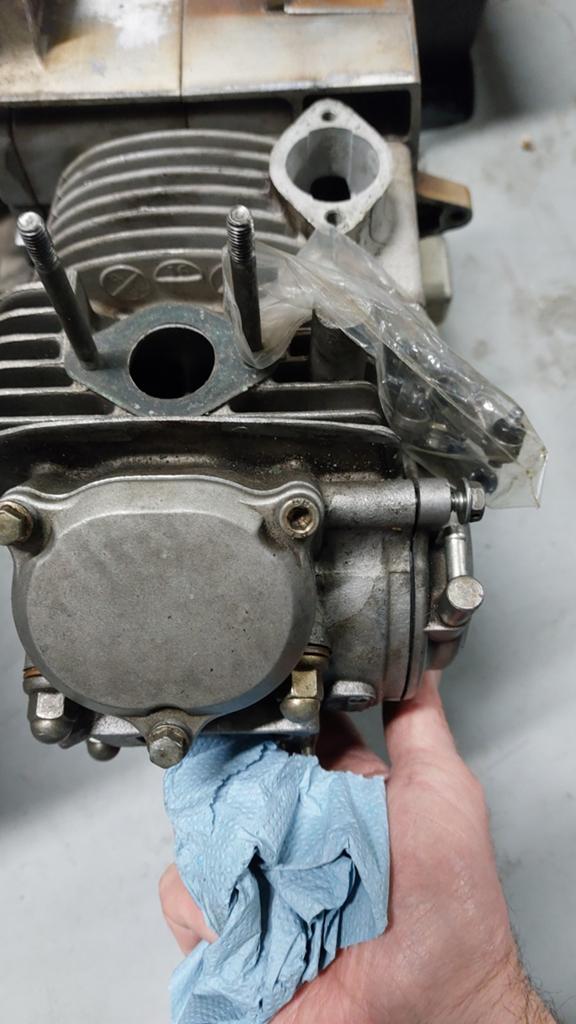 RK1 motor voor onderdelen met startbox en uitlaat, Sport en Fitness, Karting, Gebruikt, Kart, Ophalen of Verzenden