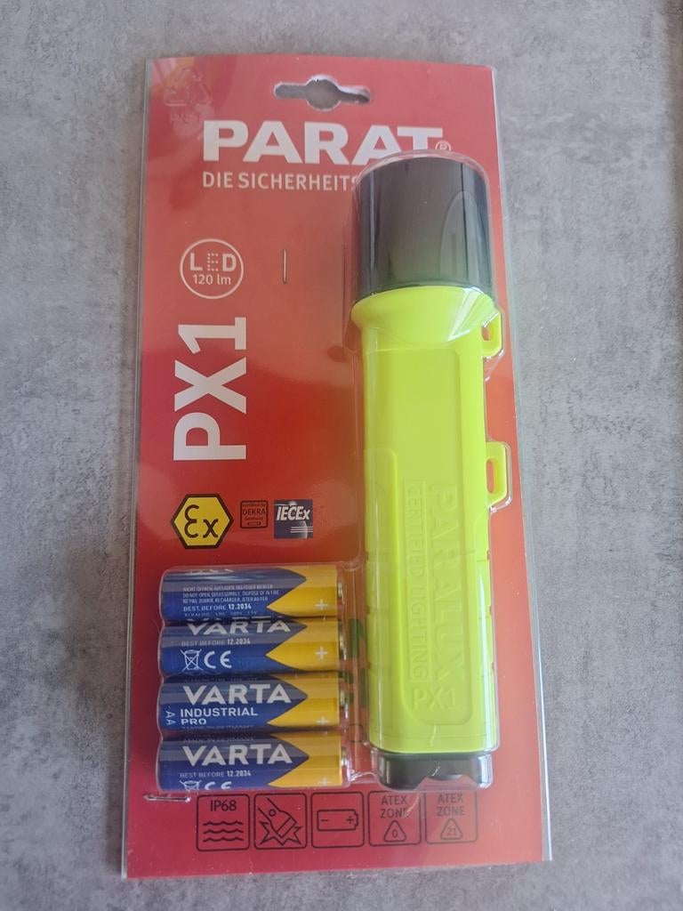 PARAT PARALUX PX1 LED Zaklamp - Nieuw (2 stuks), Ophalen of Verzenden, Nieuw, Batterij