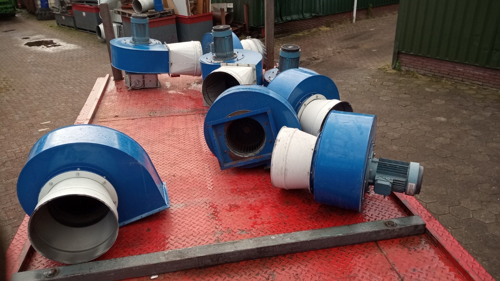 Lucht ventilators, Ophalen