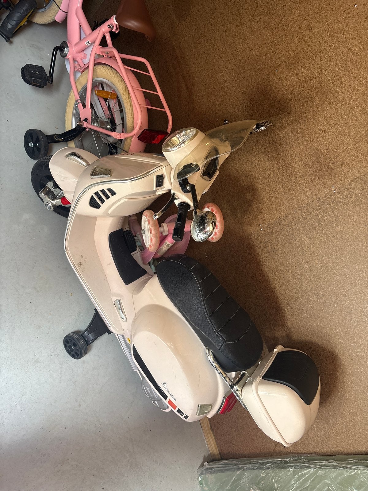 Elektrische kinder scooter Vespa, Ophalen, Gebruikt, Overige typen