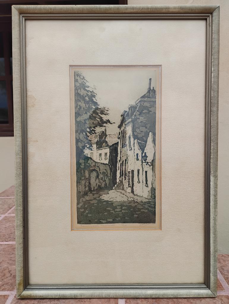Oude litho Maastricht, Ophalen of Verzenden